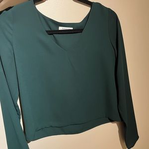 Green babaton top